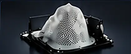 Thermoplastic head and neck mask on baseplate